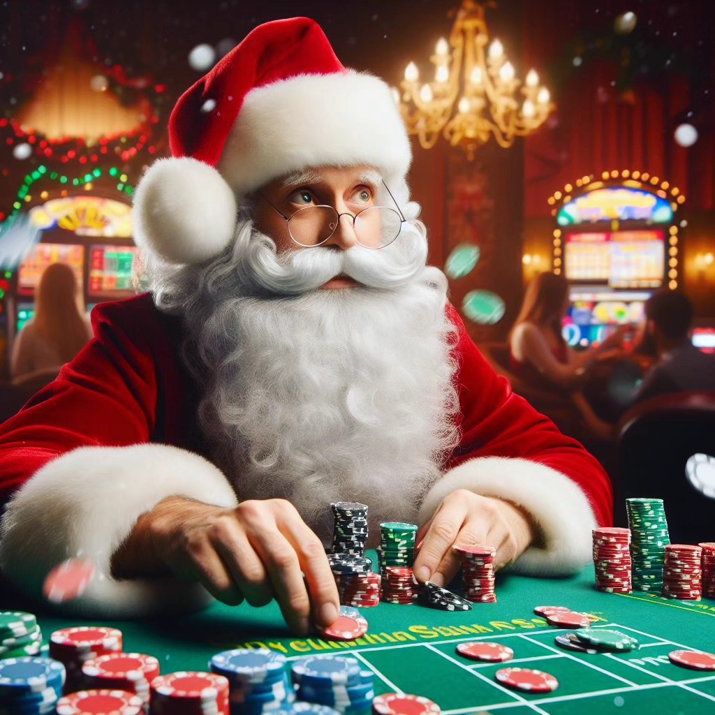 Elegancka kobieta w kasynie